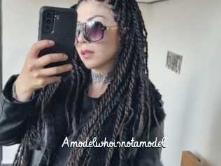 Amodelwhoisnotamodel